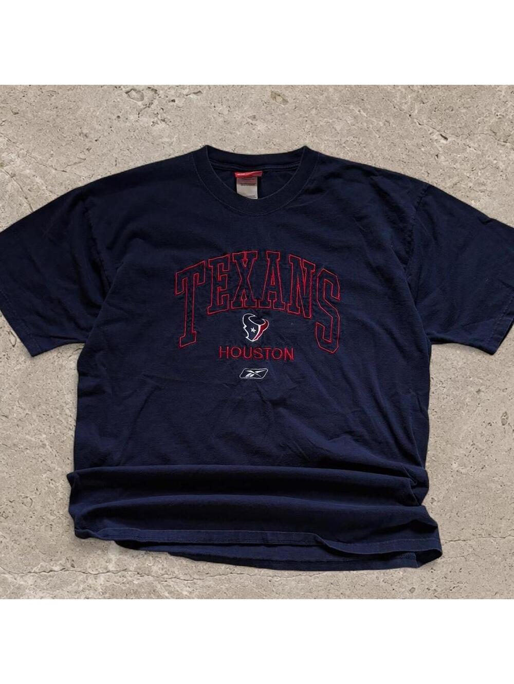 Absolutely beautiful vintage embroidred Texans Tee